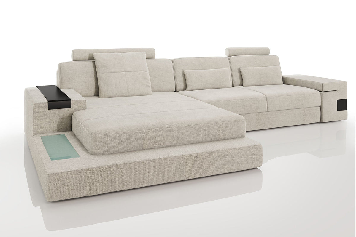 Bruno III [S] Stoffsofa mit Ottomane