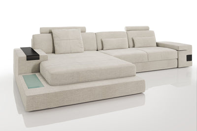 Bruno III [S] Stoffsofa mit Ottomane