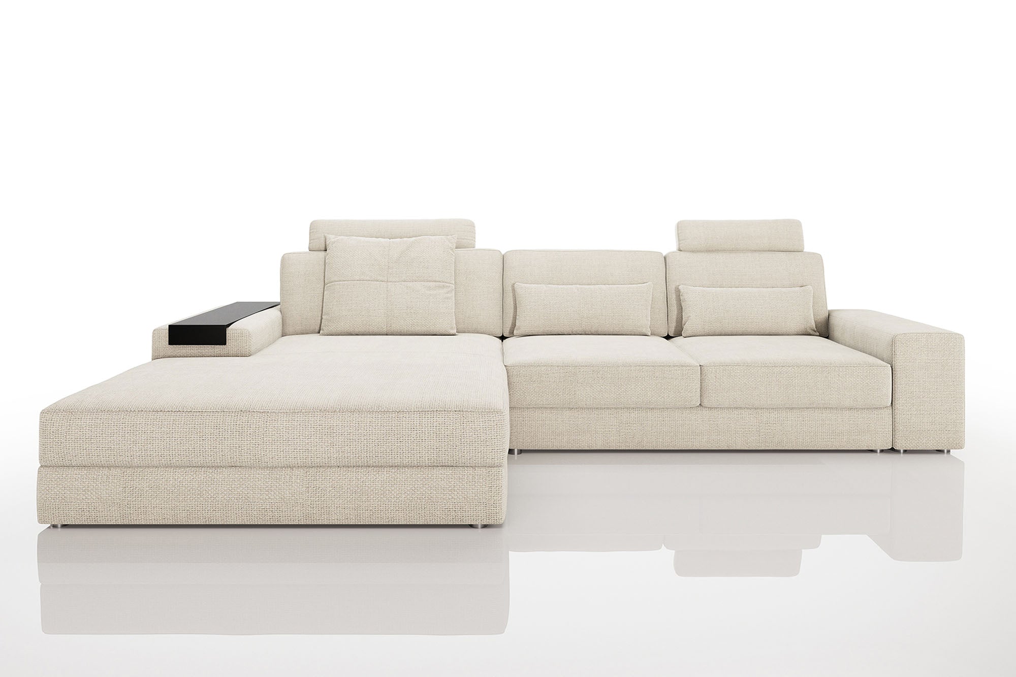 Bruno III [P] Stoffsofa mit Ottomane