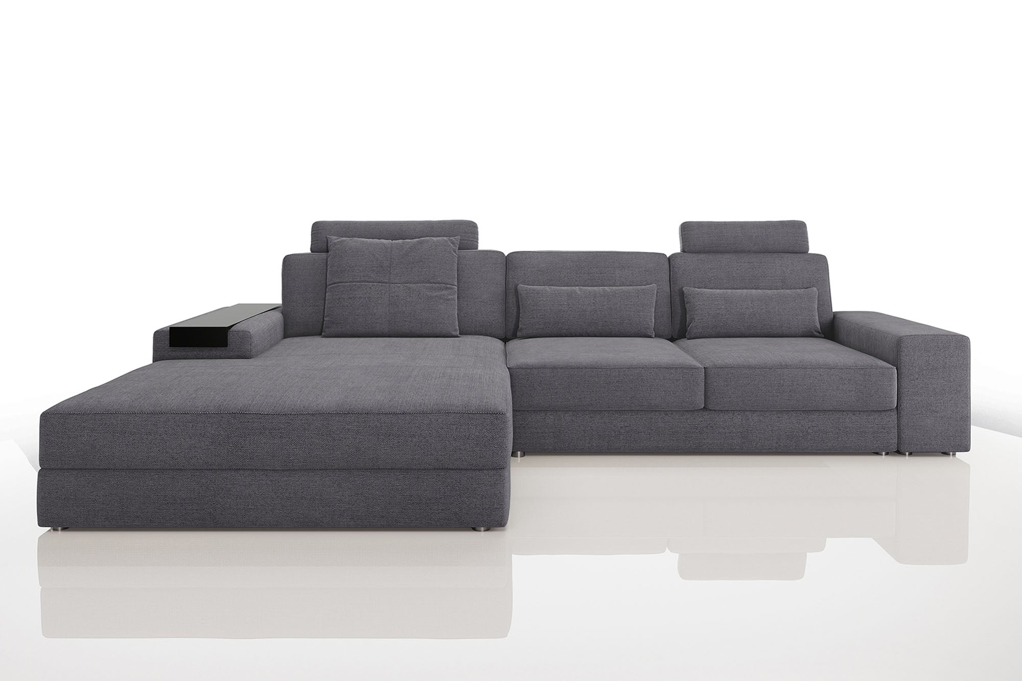 Bruno III [P] Stoffsofa mit Ottomane