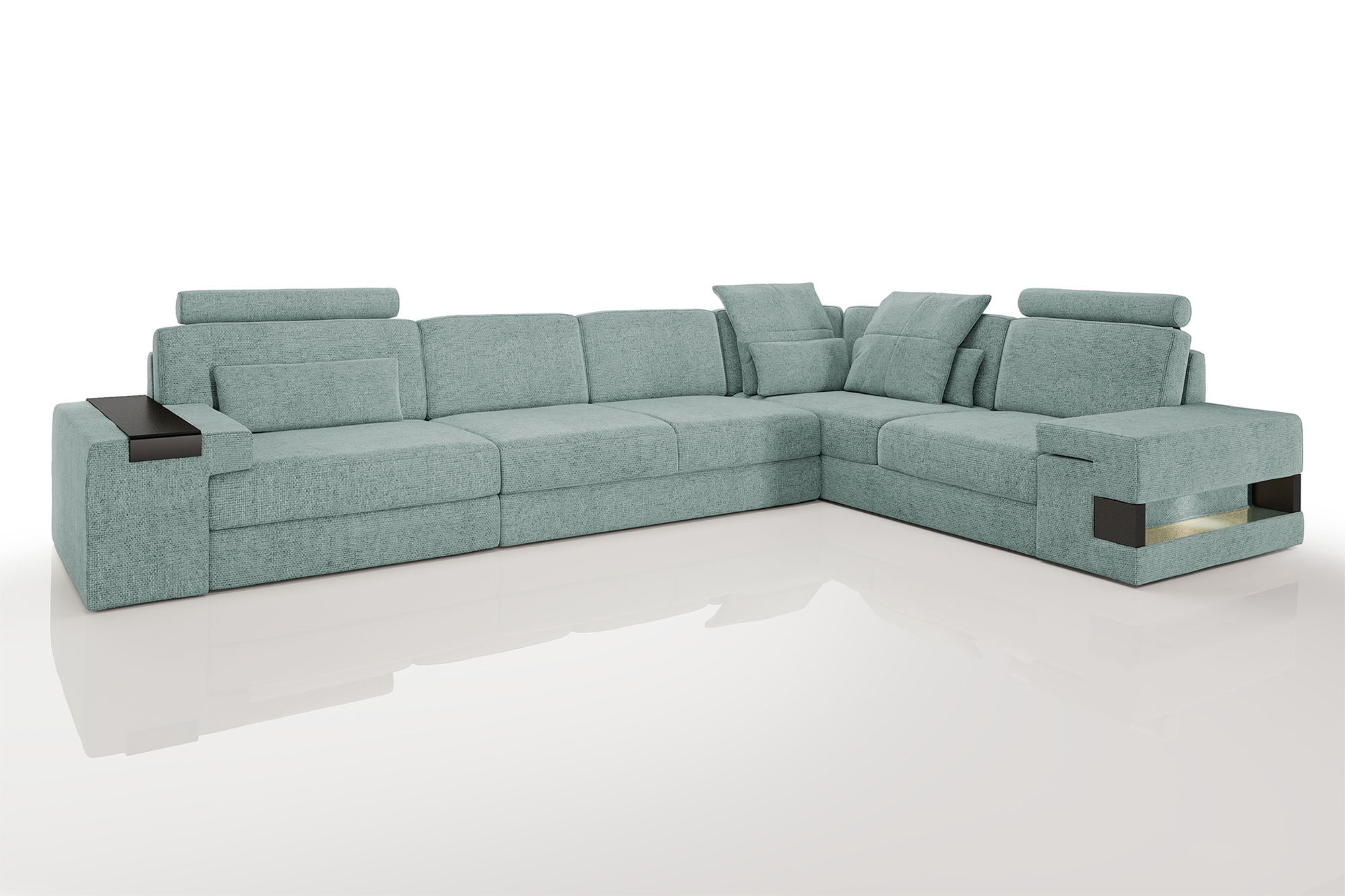 Bruno II [S] Stoff Wohnlandschaft L-Form
