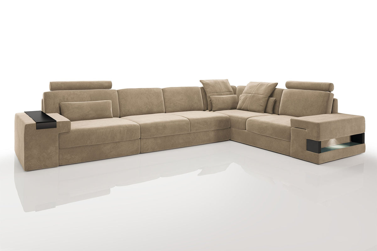 Bruno II [S] Stoff Ecksofa L-Form