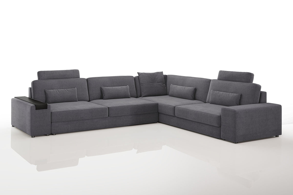 Bruno II [P] Stoff Ecksofa L-Form