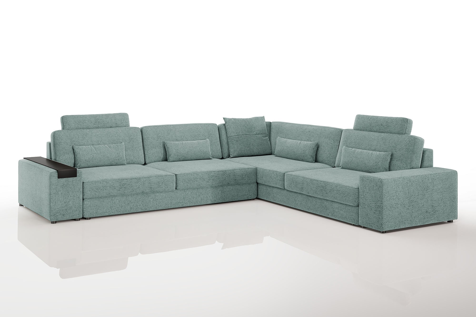 Bruno II [P] Stoff Ecksofa L-Form