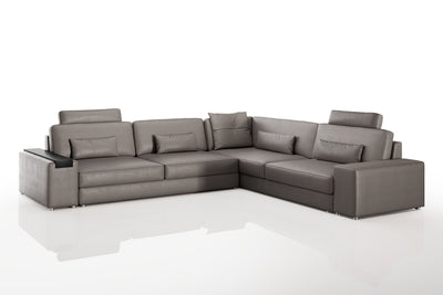 Bruno II [P] Leder Wohnlandschaft L-Form
