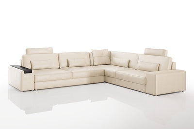 Bruno II [P] Leder Wohnlandschaft L-Form