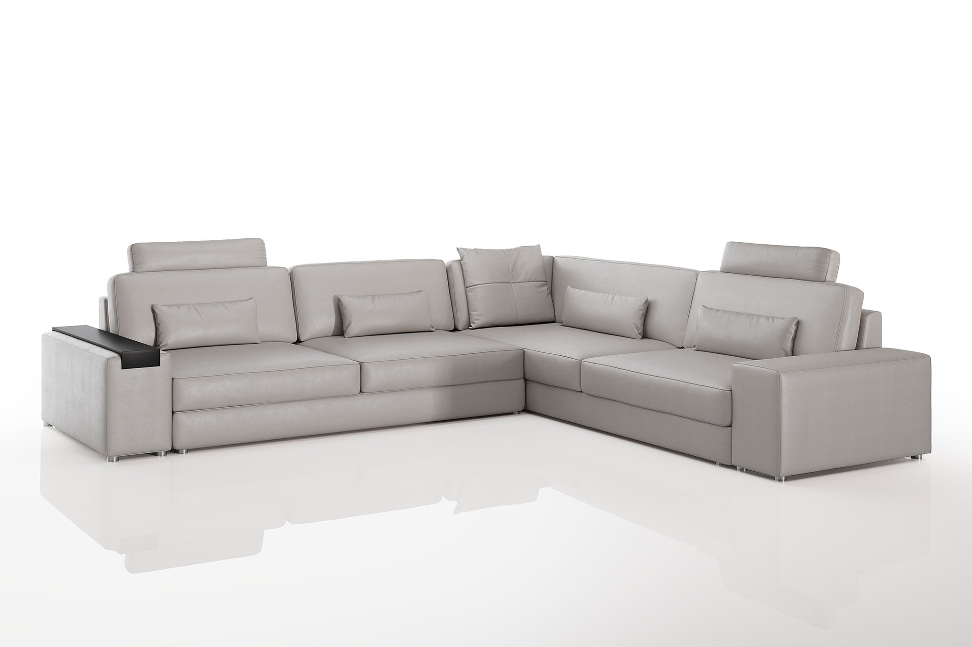 Bruno II [P] Leder Wohnlandschaft L-Form