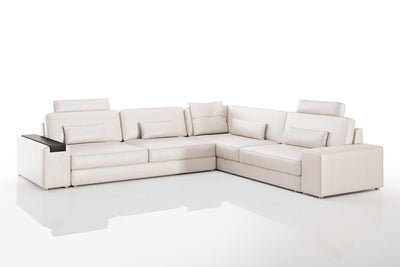 Bruno II [P] Leder Wohnlandschaft L-Form