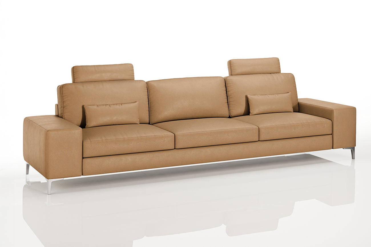 Maximilian [P] Ledersofa 3-Sitzer