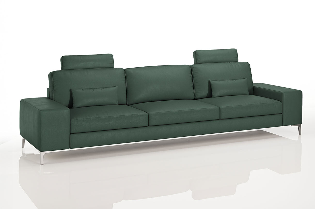 Maximilian [P] Ledersofa 3-Sitzer