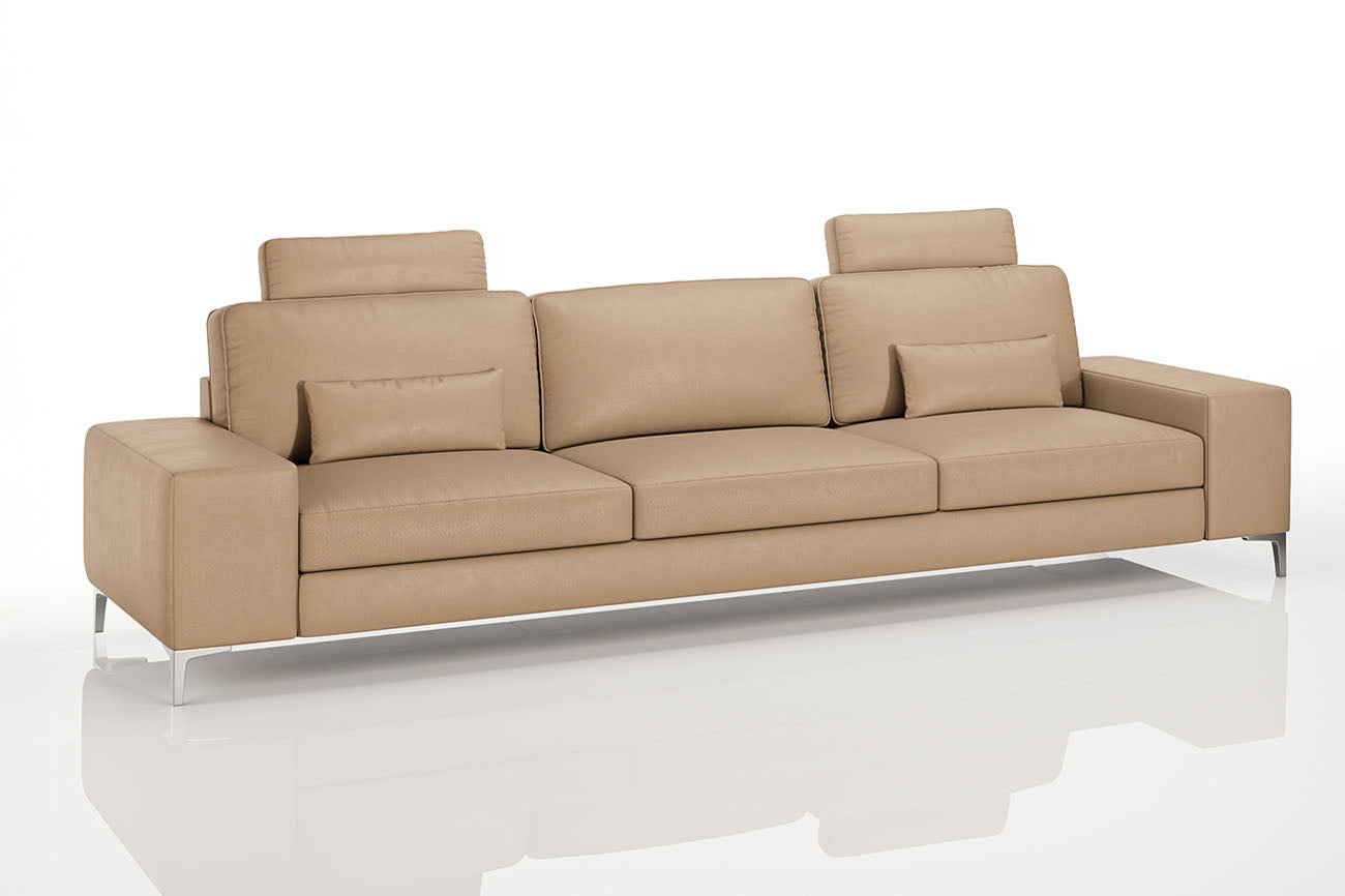 Maximilian [P] Ledersofa 3-Sitzer