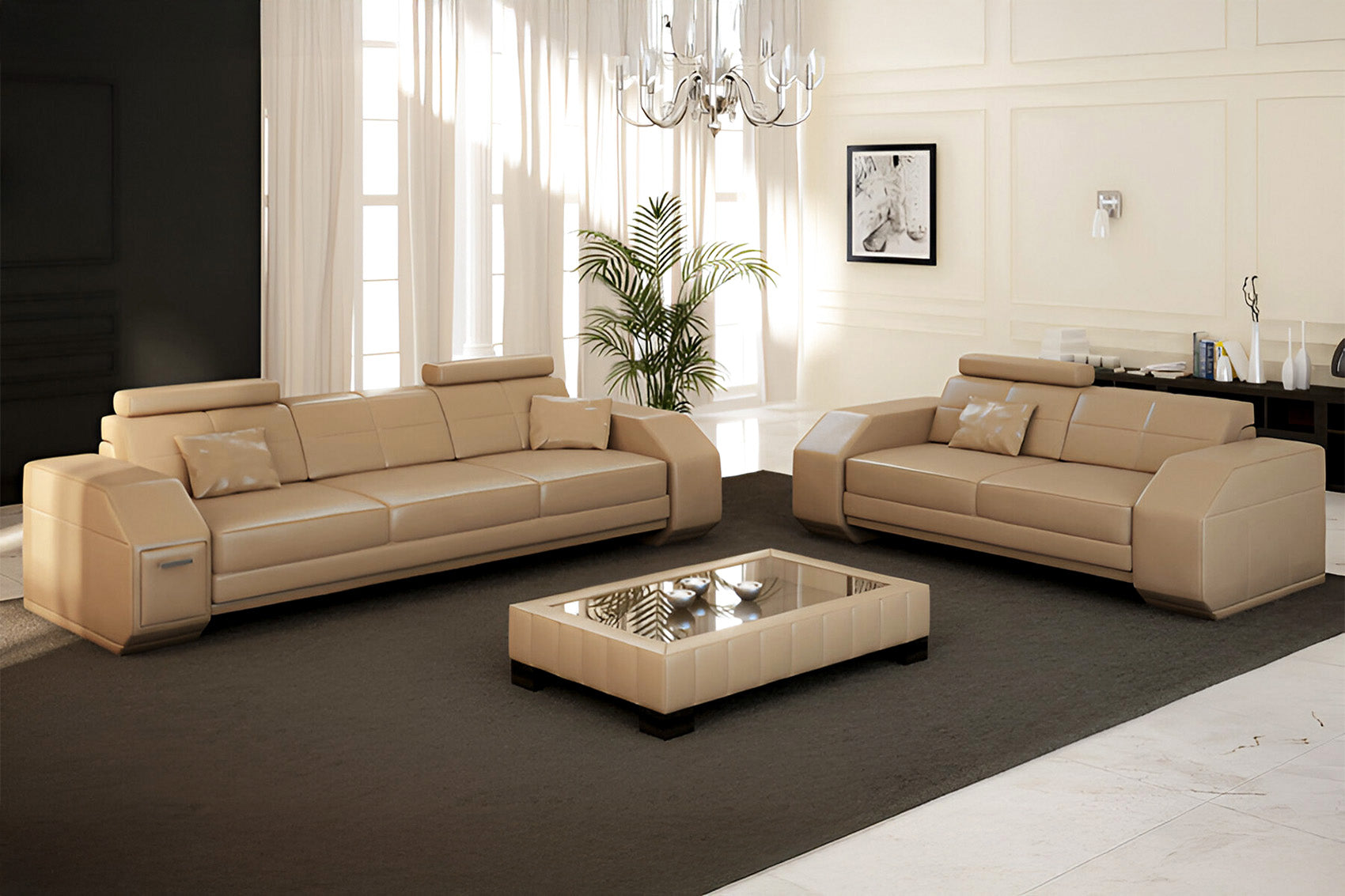 Jonas [S] Leder Sofagarnitur