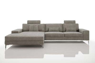 Maximilian III [P] Stoffsofa mit Ottomane