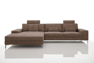 Maximilian III [P] Stoffsofa mit Ottomane
