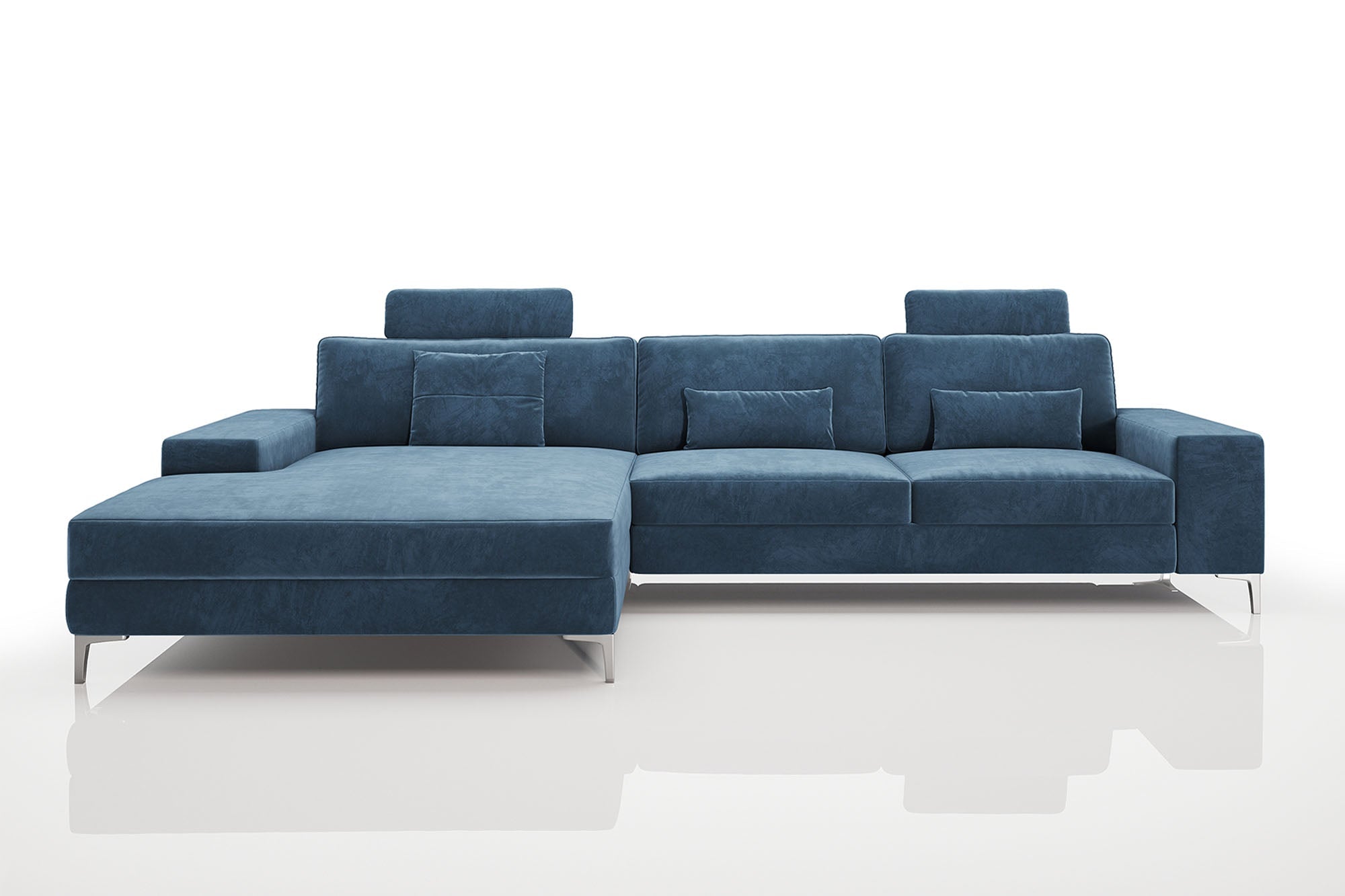 Maximilian III [P] Stoffsofa mit Ottomane