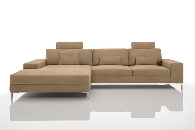 Maximilian III [P] Stoffsofa mit Ottomane