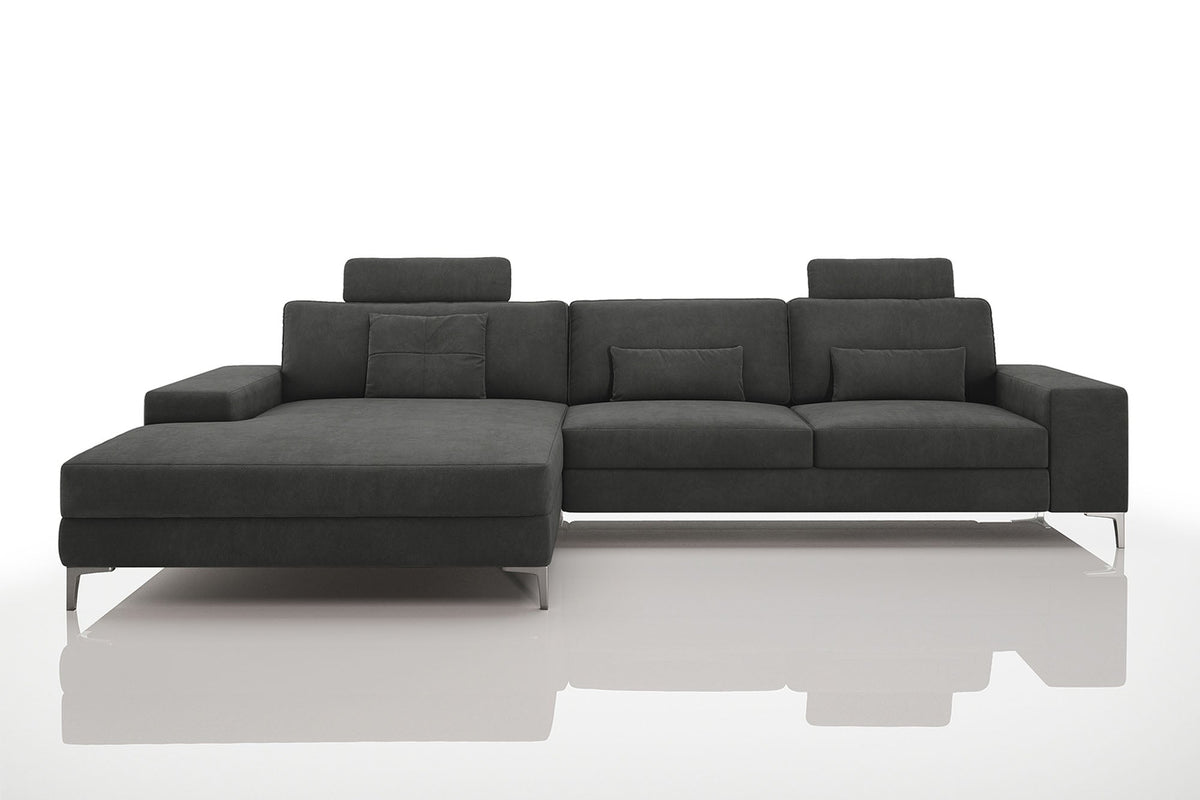Maximilian III [P] Stoffsofa mit Ottomane