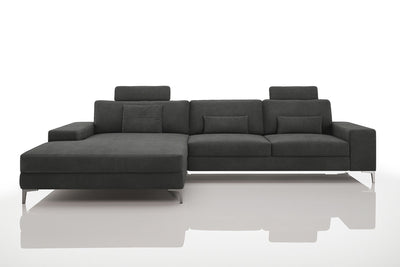 Maximilian III [P] Stoffsofa mit Ottomane