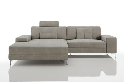 Maximilian IV [P] Kleines Stoffsofa mit Ottomane