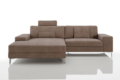Maximilian IV [P] Kleines Stoffsofa mit Ottomane