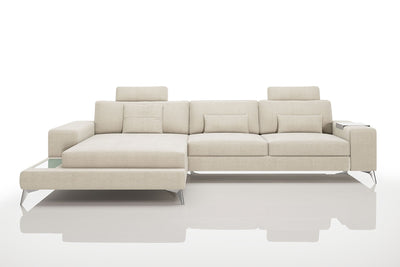 Maximilian III [S] Stoffsofa mit Ottomane