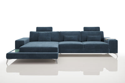 Maximilian III [S] Stoffsofa mit Ottomane