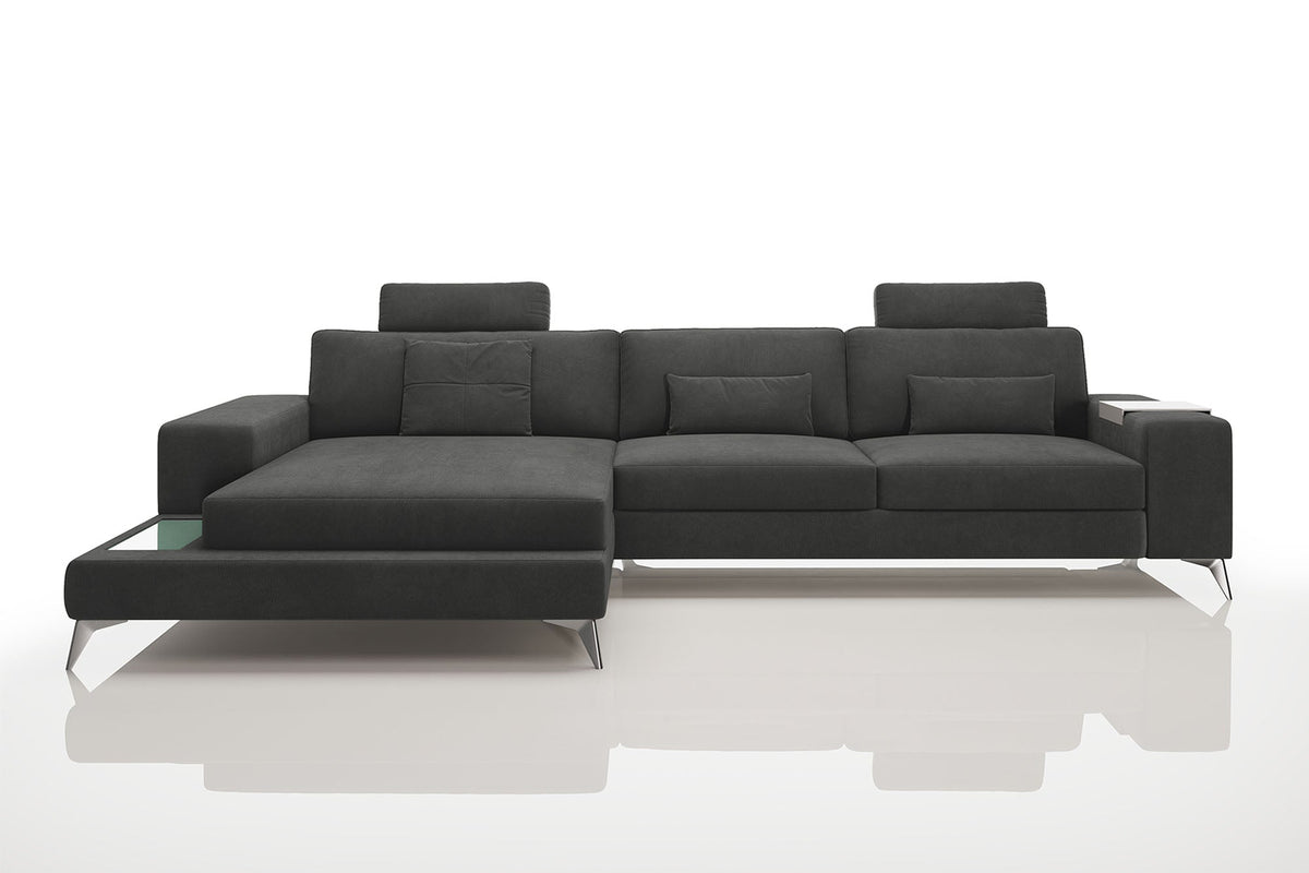 Maximilian III [S] Stoffsofa mit Ottomane
