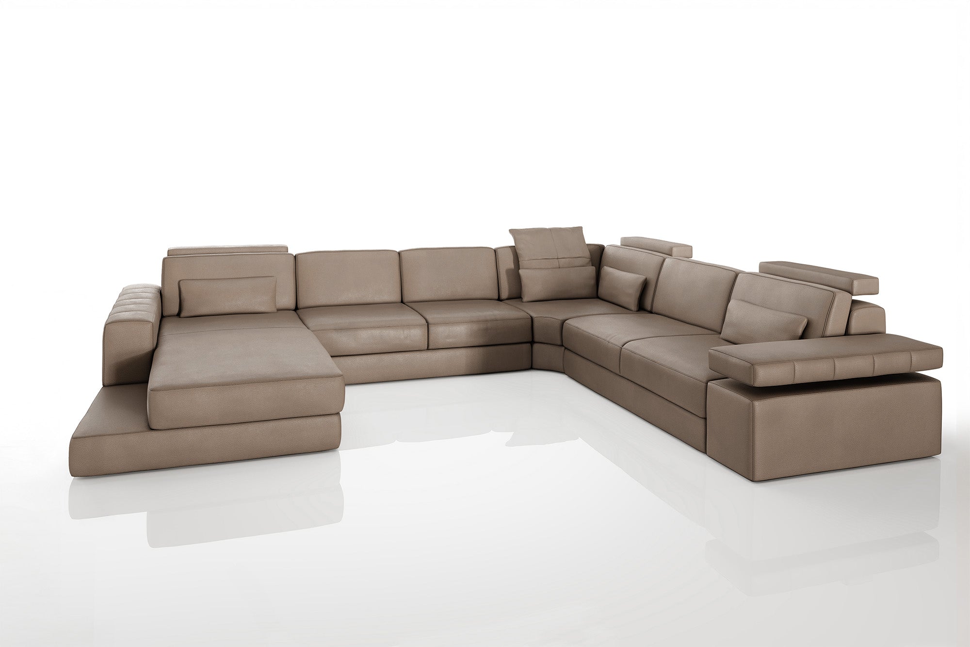 Paul [S] Leder Wohnlandschaft U-Ottomane