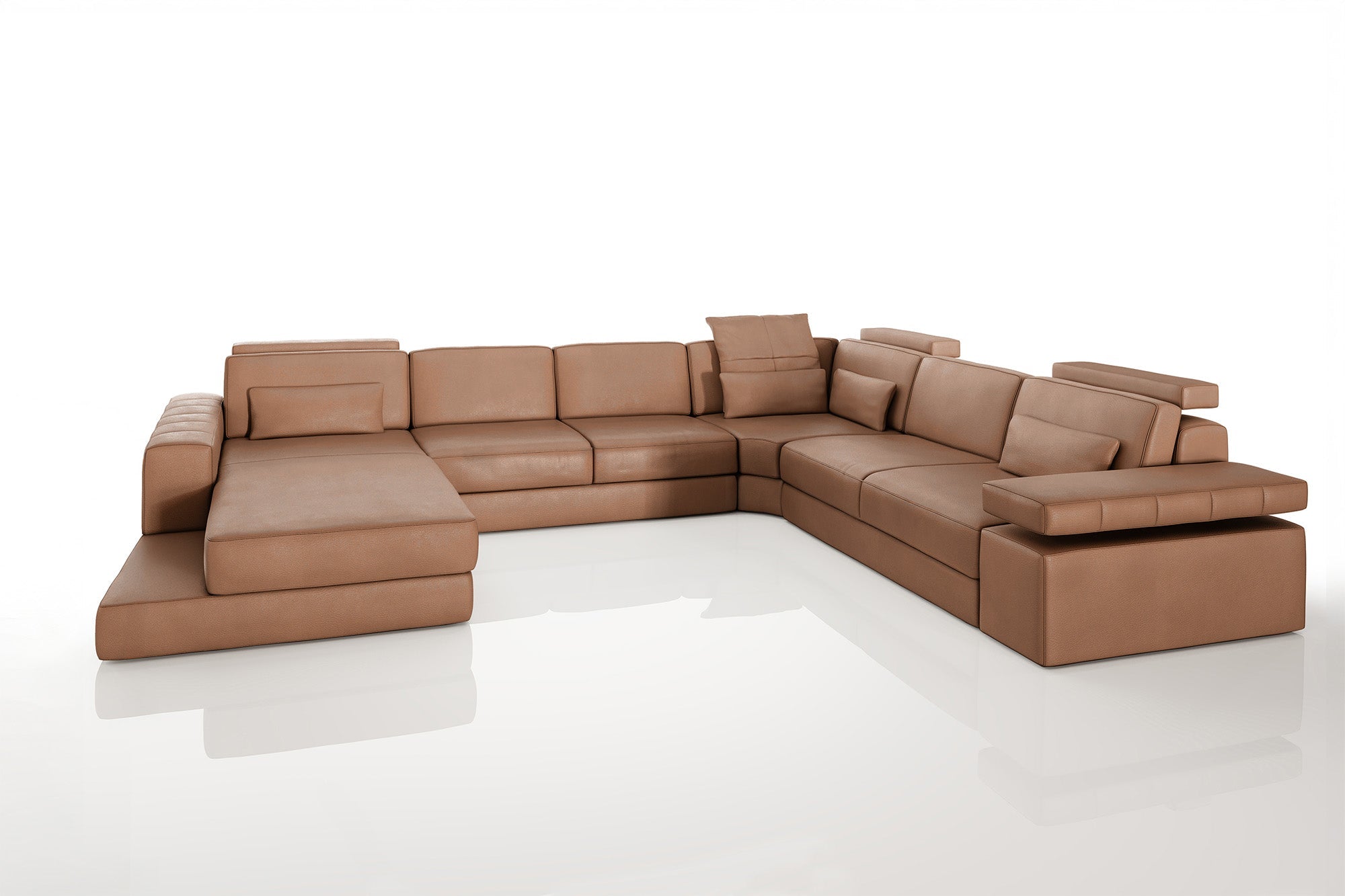 Paul [S] Leder Wohnlandschaft U-Ottomane