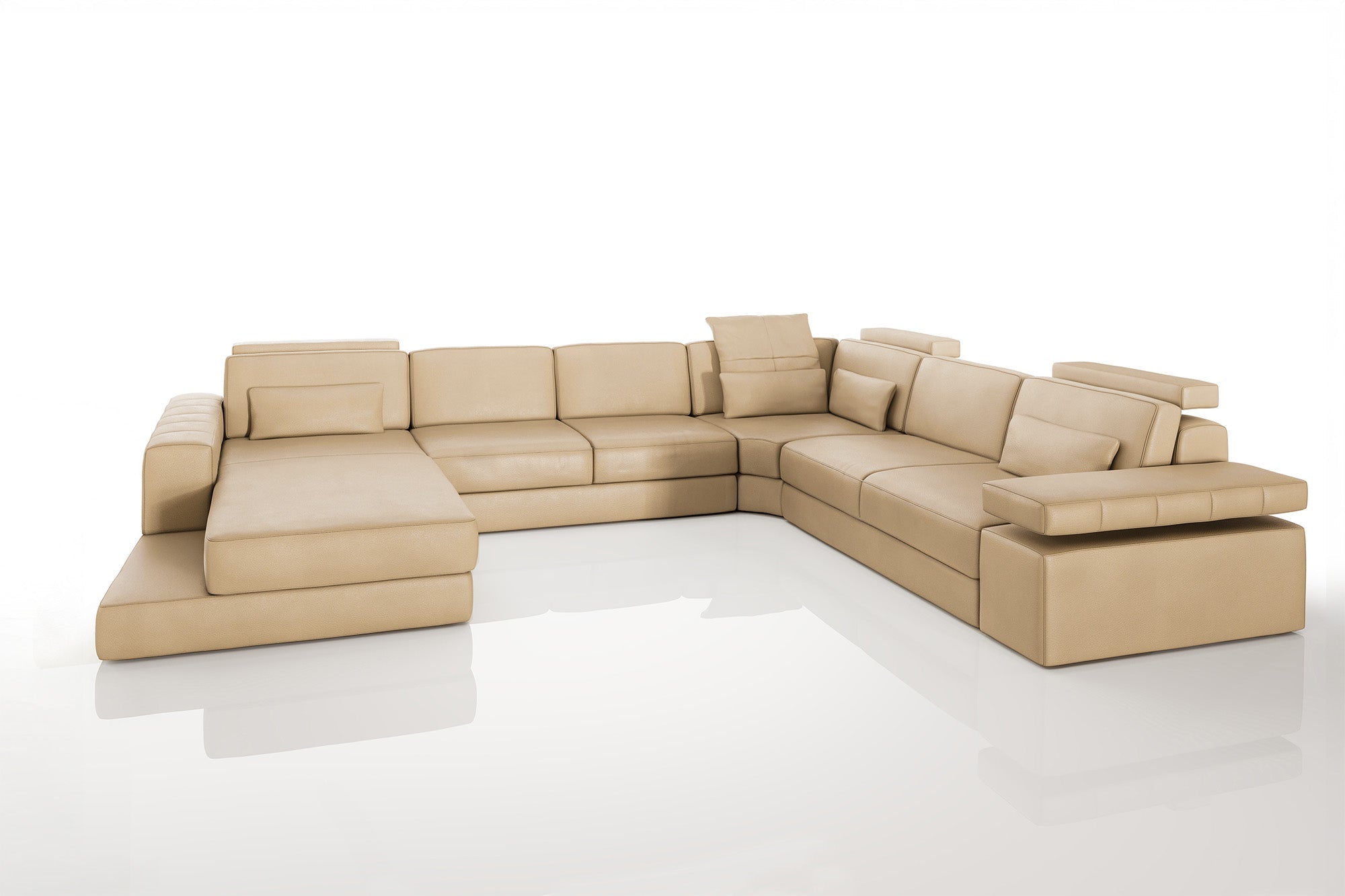 Paul [S] Leder Wohnlandschaft U-Ottomane