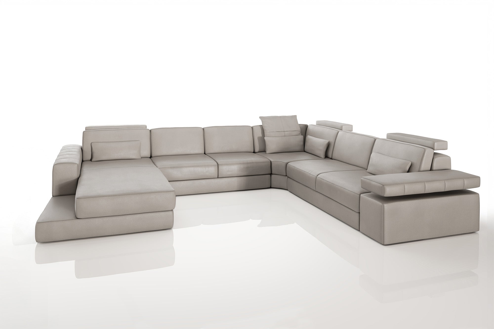 Paul [S] Leder Wohnlandschaft U-Ottomane