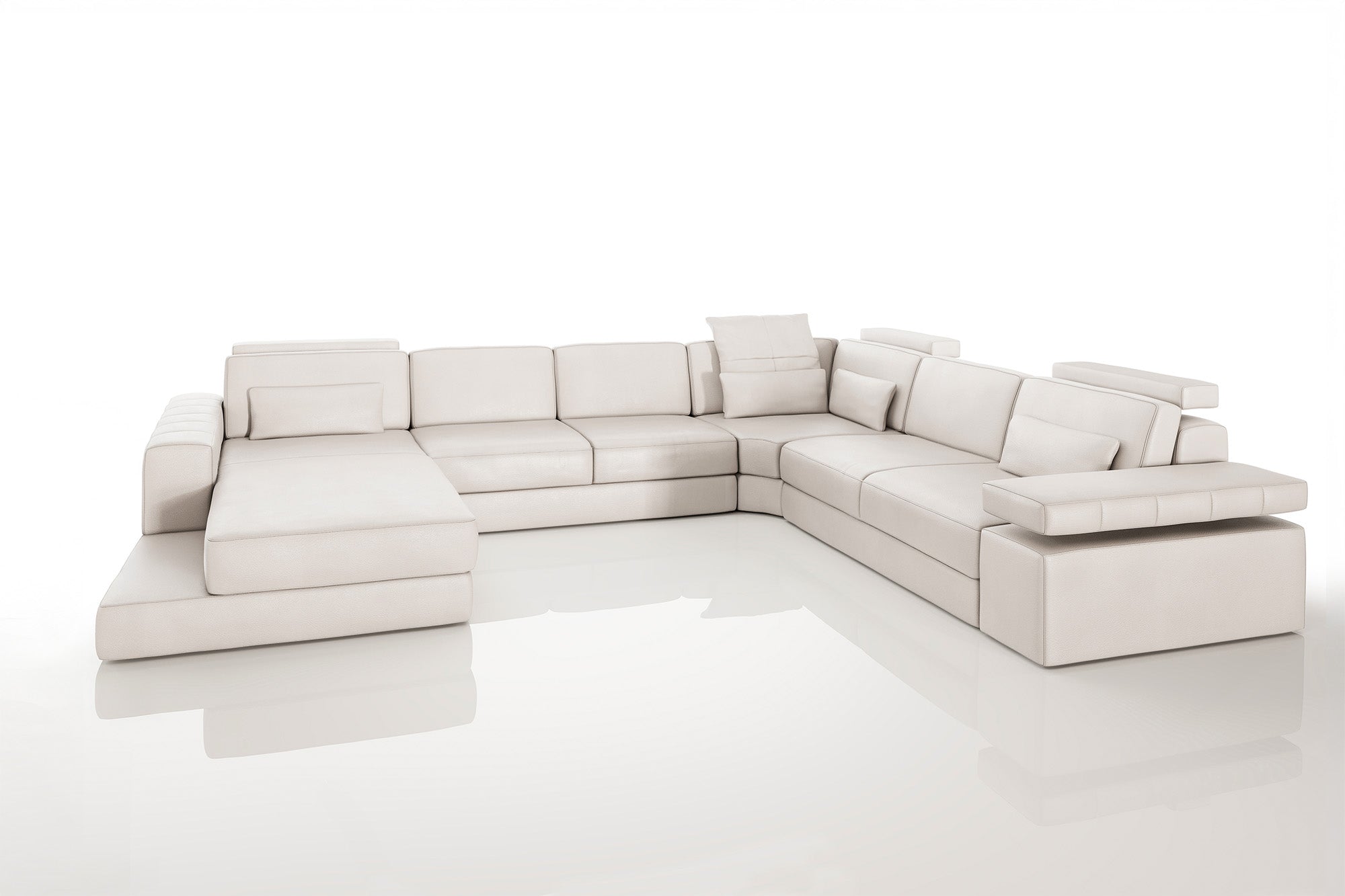Paul [S] Leder Wohnlandschaft U-Ottomane