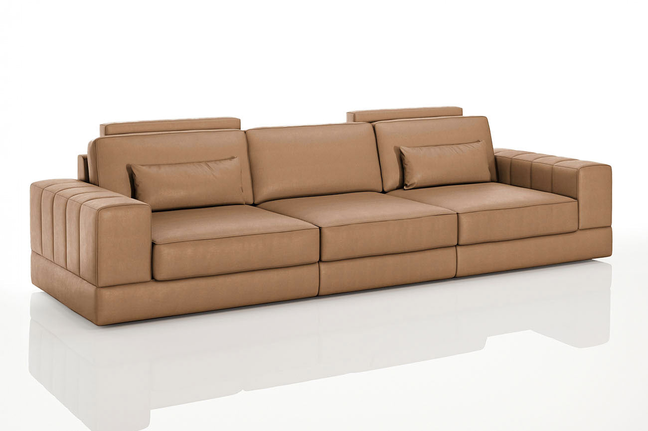 Paul [P] Ledersofa 3-Sitzer