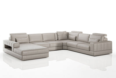 Paul [P] Leder Wohnlandschaft U-Ottomane