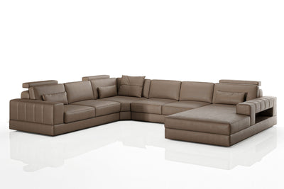 Paul [P] Leder Wohnlandschaft U-Ottomane