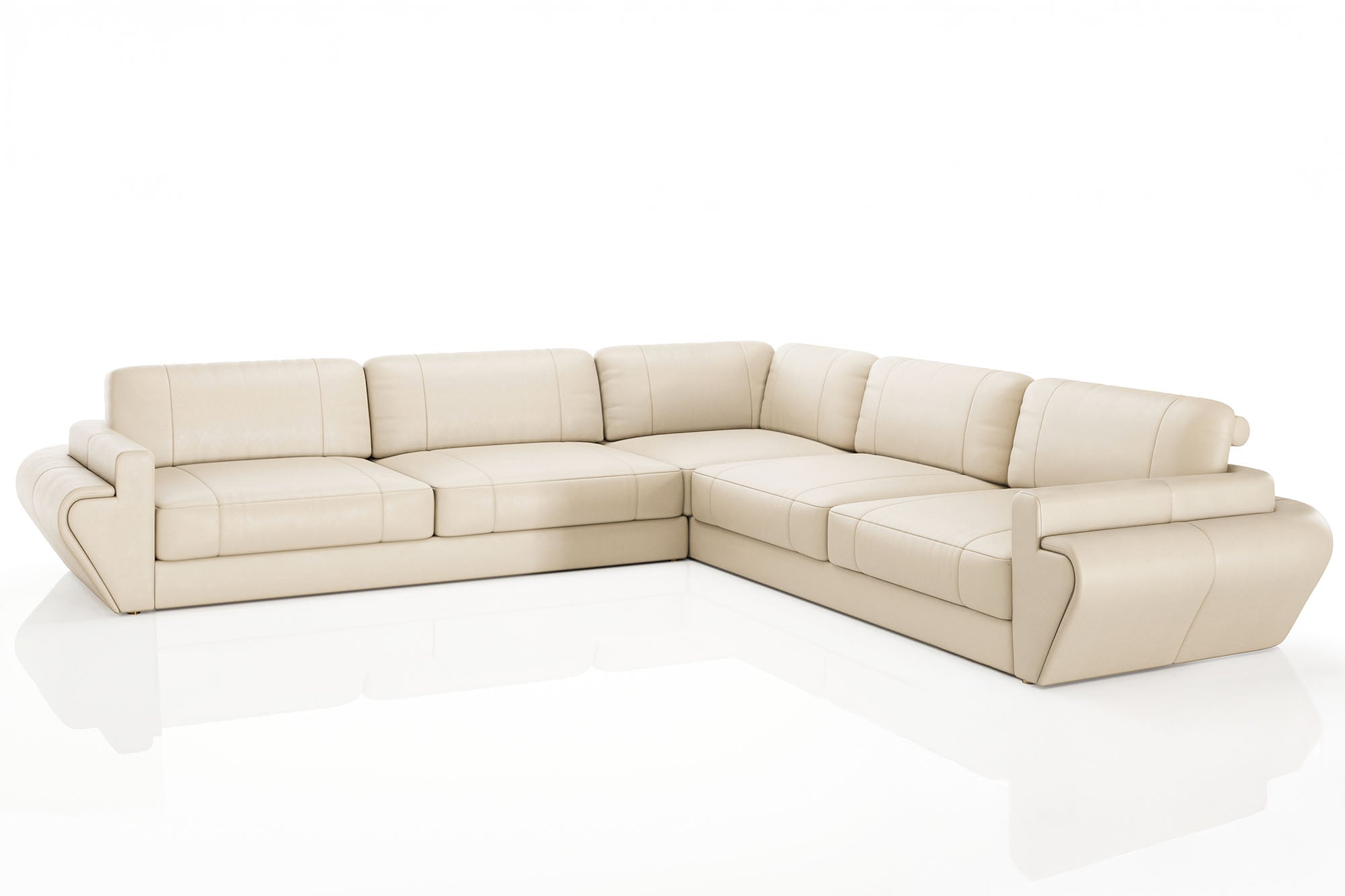 Vincent [S] Leder Wohnlandschaft L-Form
