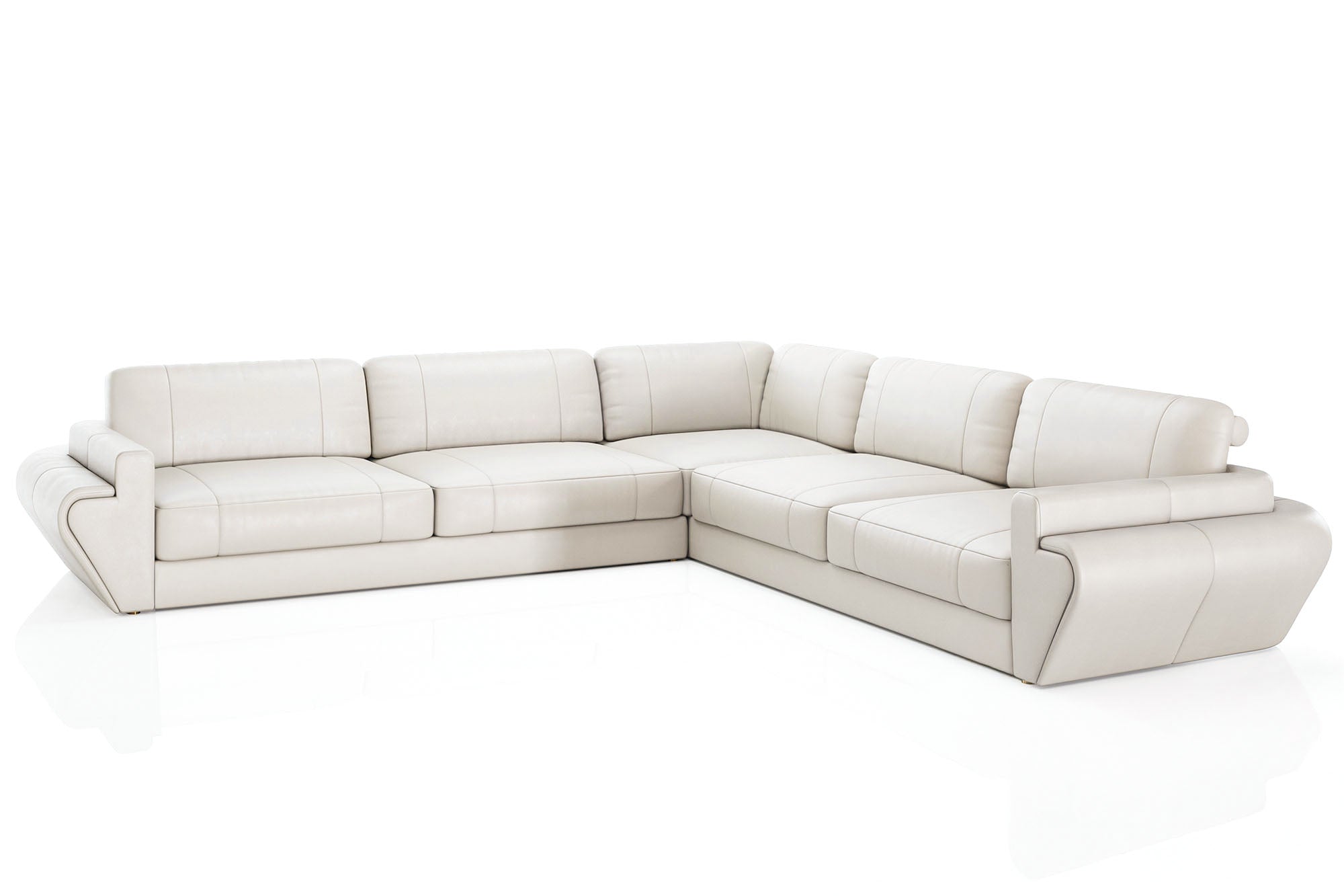 Vincent [S] Leder Wohnlandschaft L-Form