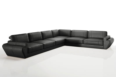 Vincent LG [S] Große Leder Wohnlandschaft L-Form