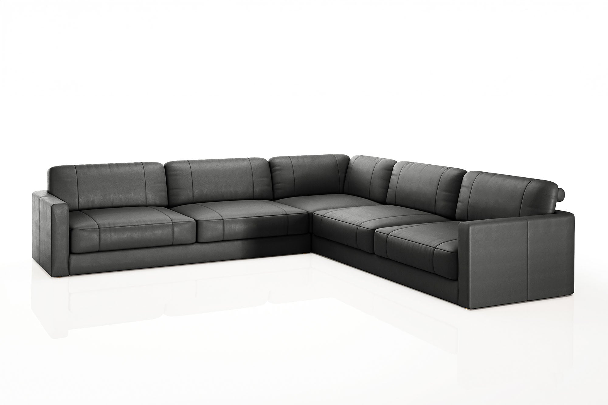 Vincent [P] Leder Wohnlandschaft L-Form