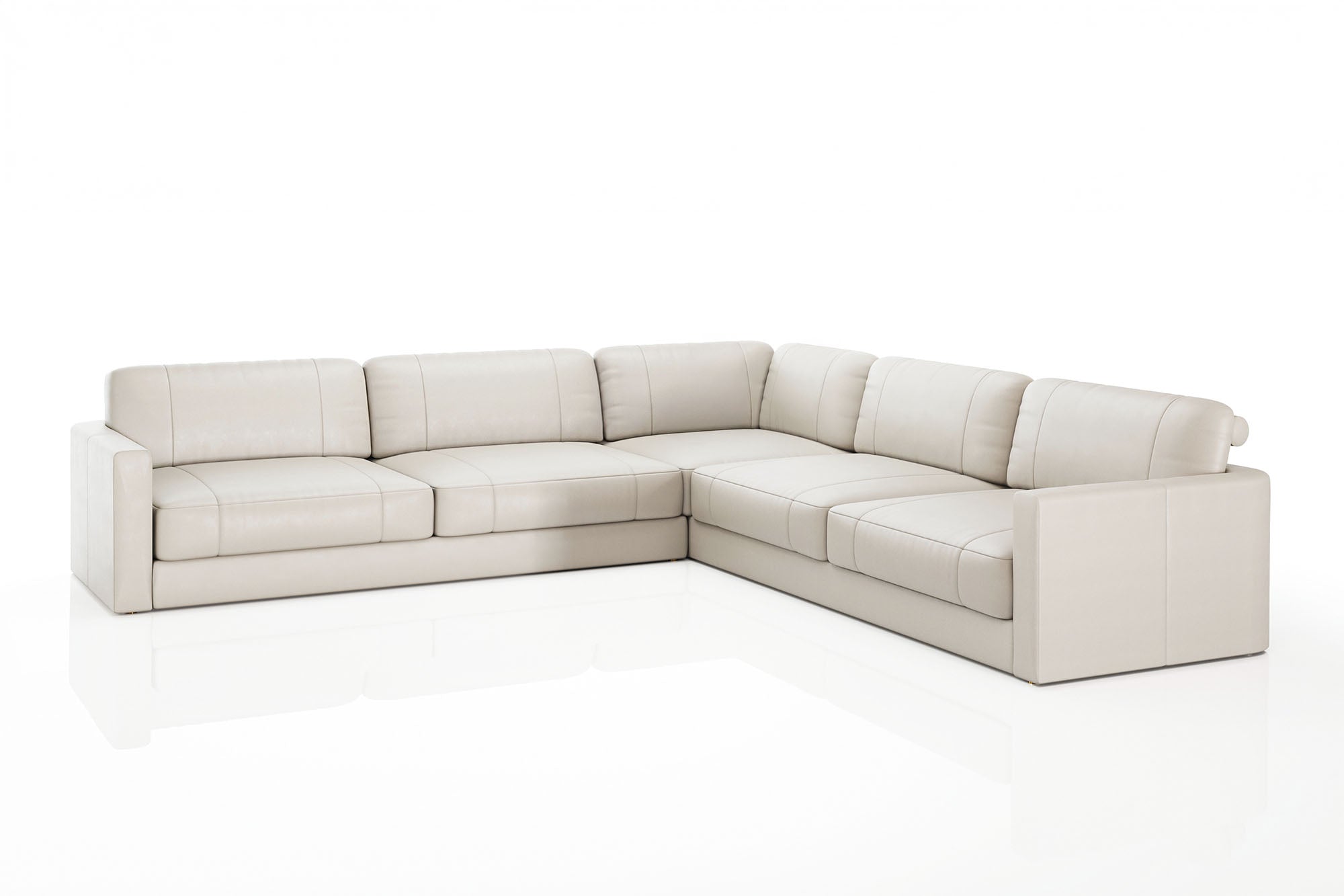 Vincent [P] Leder Wohnlandschaft L-Form
