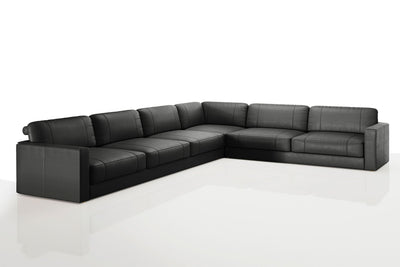 Vincent LG [P] Große Leder Wohnlandschaft L-Form