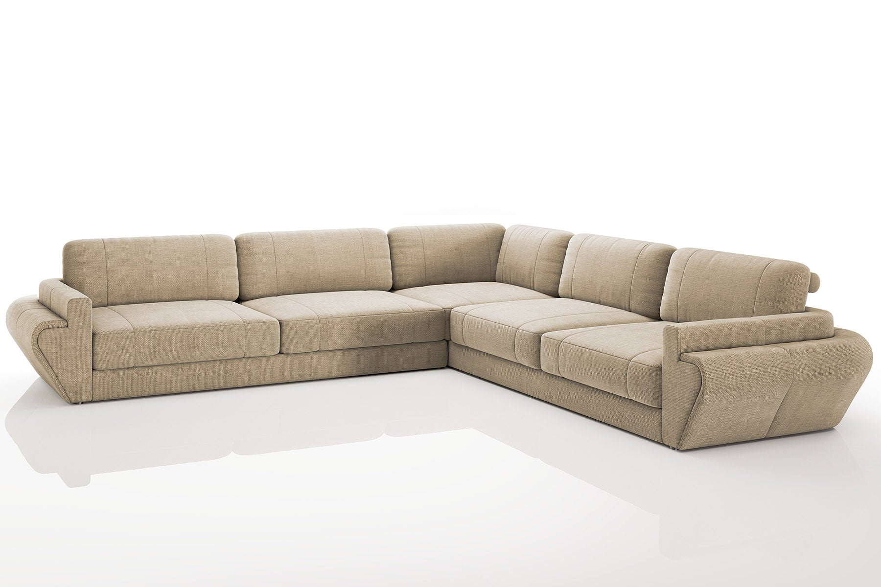 Vincent [S] Design Stoff Ecksofa L-Form