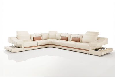 Clara [S] Leder Ecksofa L-Form