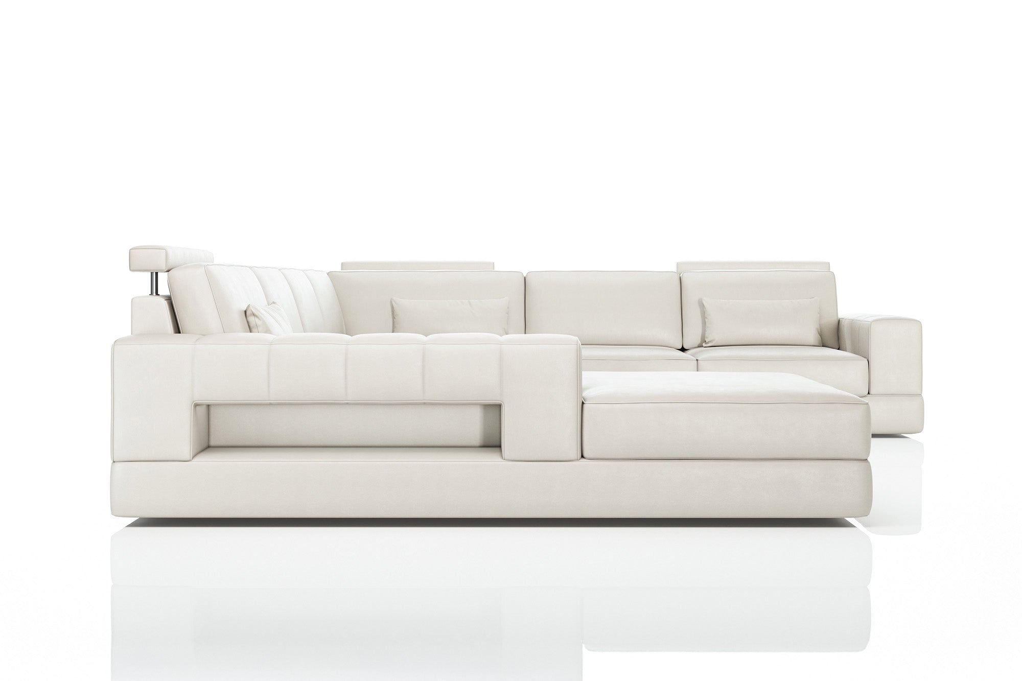 Paul [P] Leder Wohnlandschaft U-Ottomane