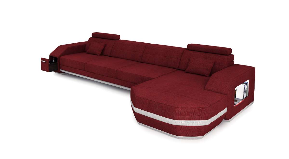 FRANKFURT III - Design Ecksofa aus Stoff von Bullhoff by Giovanni