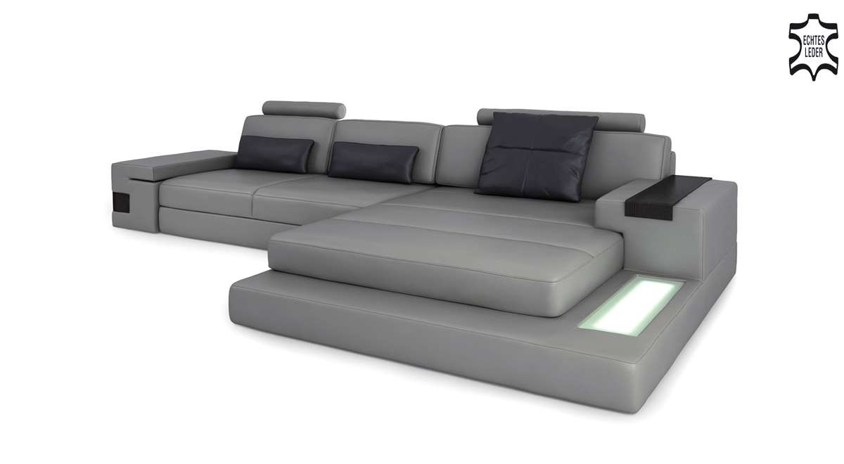 SOFA COUCH Sofort lieferbar Ledersofas Sofort Sofa ABVERKAUF Wohnmeile.de